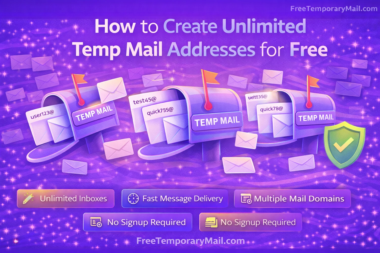 How to Create Unlimited Temp Mail Addresses for Free